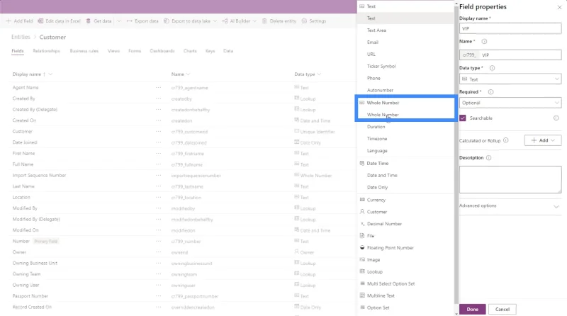 PowerApps-enheter: Slik legger du til forskjellige typer felt
