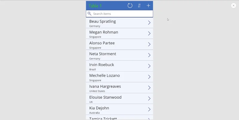 PowerApps-galleriat: Johdanto