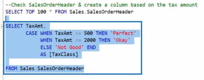 ISNULL SQL -funktio tapauslausekkeissa