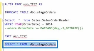 Tallennetut menettelyt SQL:ssä |  Yleiskatsaus