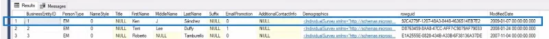 SQL-taulukon perustoiminnot