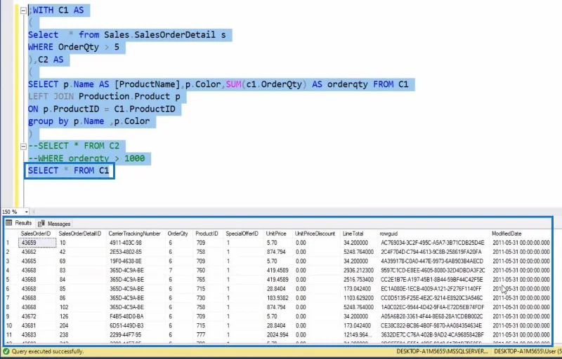 Yleiset SQL-taulukkolausekkeet LuckyTemplates-käyttäjille