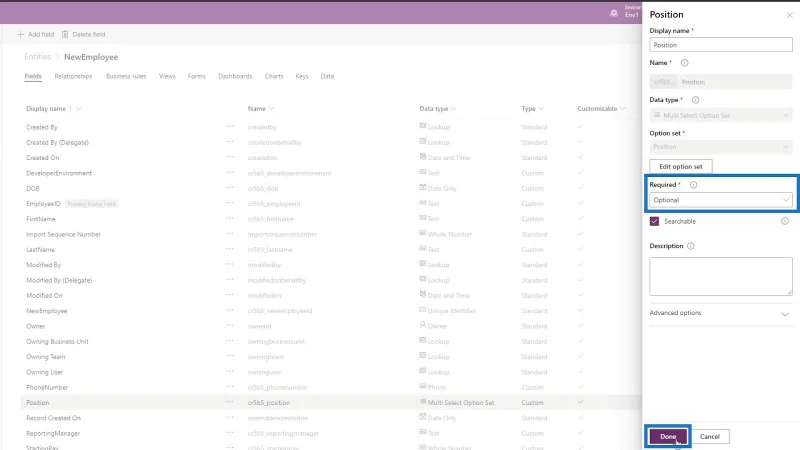 PowerApps-skjema: Legge til og endre felt
