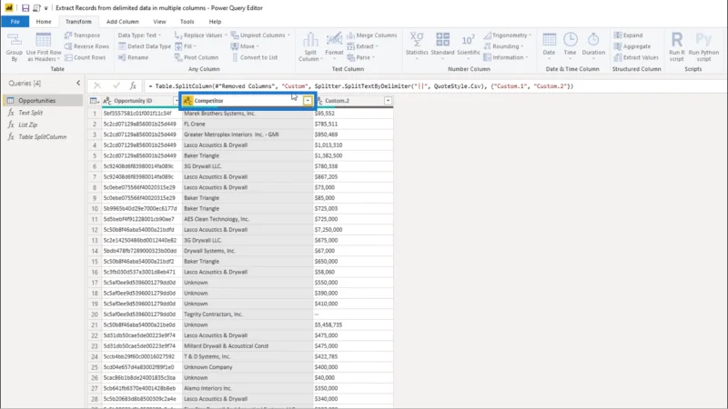 Avgrensede data – uttrekk av poster ved hjelp av LuckyTemplates