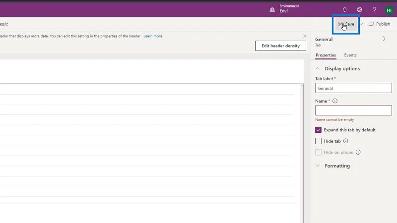 PowerApps-skjema: Legge til og endre felt