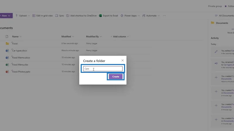 SharePoint-dokumentbibliotek |  Tutorial for begyndere