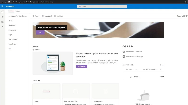 SharePoint-sivustokokoelmat |  Esittely