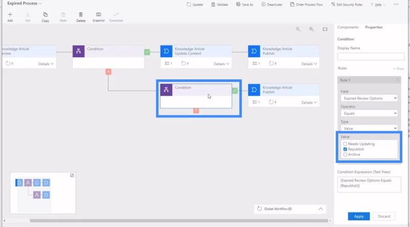 Power Apps forretningsprosessflyt og dokumentasjon