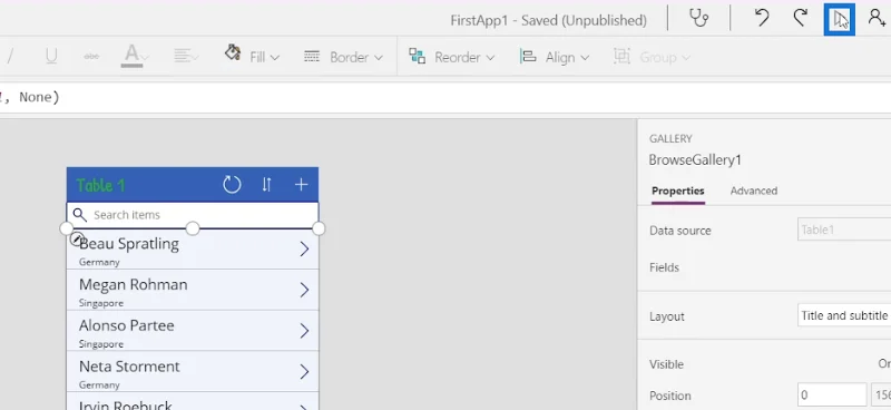 PowerApps triggerek |  Bevezetés