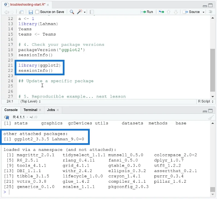 RStudio-ohje: tapoja ratkaista R-ongelmia