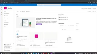 SharePoint-sivusto | Asettelu ja valikko Esittely