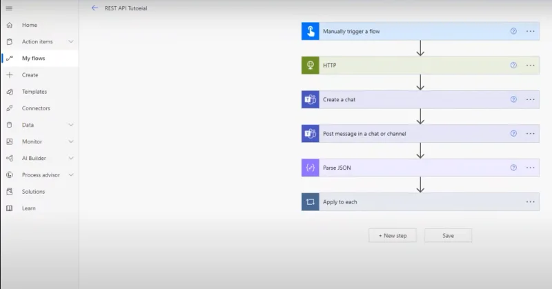 Lag en HTTP-forespørsel i Power Automate