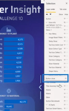 Dynamisk navigasjonsmeny ved hjelp av LuckyTemplates-filtre