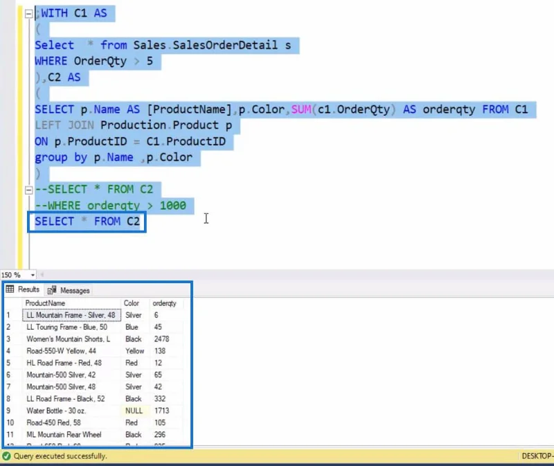 Yleiset SQL-taulukkolausekkeet LuckyTemplates-käyttäjille