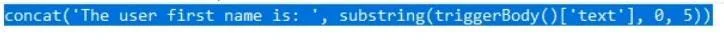 Power Automate String Functions: Substring ja IndexOf
