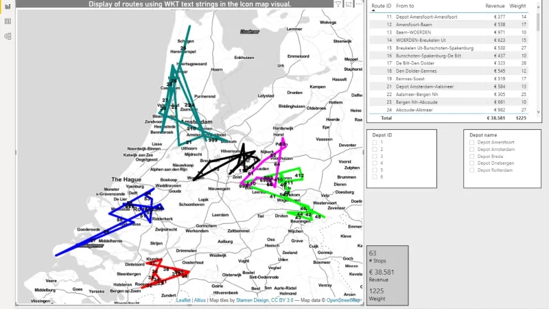 LuckyTemplates Icon Map Visual: WKT Strings