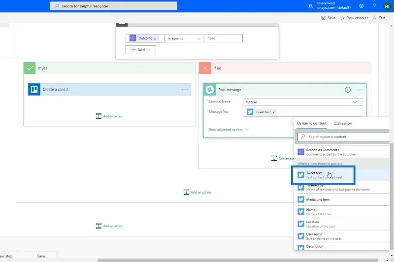 Microsoft Flow-godkjenning med flere alternativer