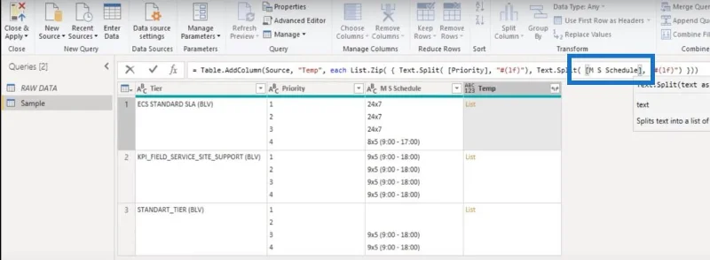 LuckyTemplates Column Split Power Query Tutorial: Hvordan dele flerlinjede Excel-celler i LuckyTemplates