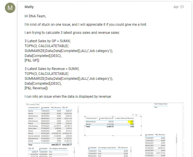 DAX Language LuckyTemplates -opastus Käänteisessä TOPN:ssa