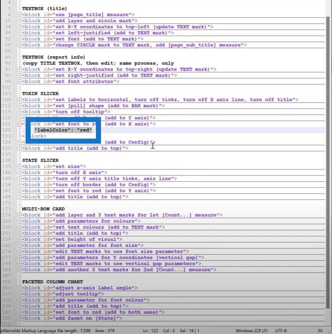 Vega-Lite-veiledning: Utforske Deneb Custom Visual i LuckyTemplates
