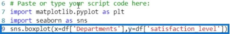 Python-skripting i LuckyTemplates-datarapporter