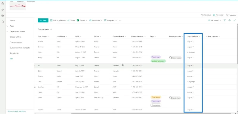 Beregnede kolonner i SharePoint |  Et overblikk