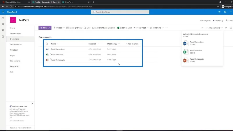 SharePoint-dokumentbibliotek |  Tutorial for begyndere