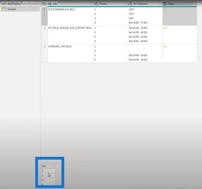 LuckyTemplates Column Split Power Query Tutorial: Hvordan dele flerlinjede Excel-celler i LuckyTemplates