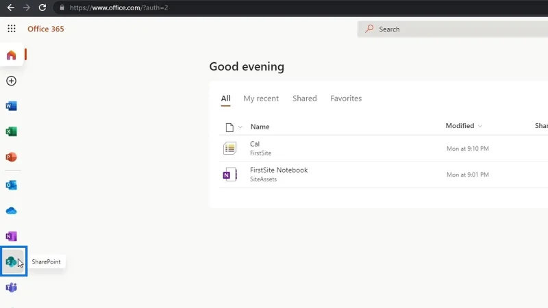 SharePoint Tutorial: Oprettelse af et nyt websted