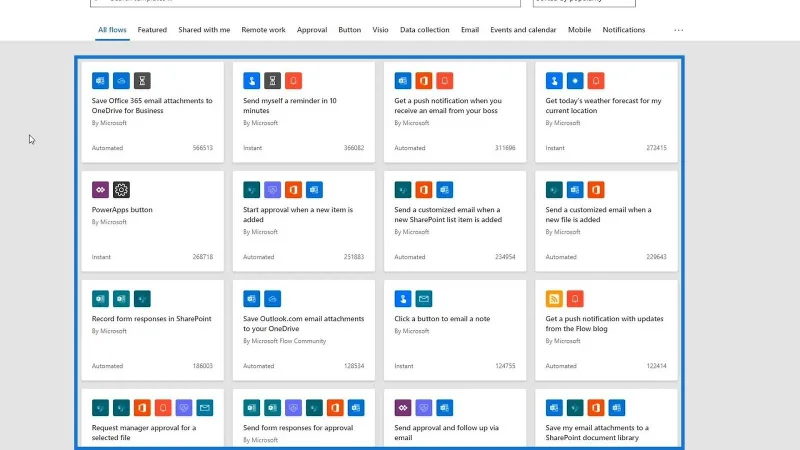 Automatisert flyt i Microsoft Power Automate