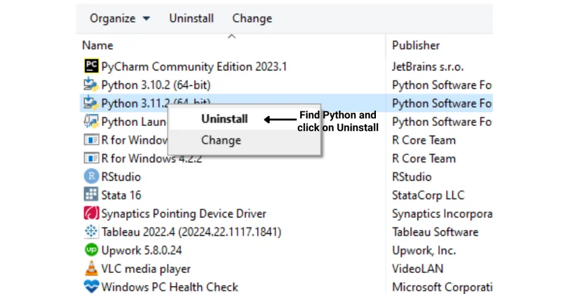 Sådan kontrolleres Python-version - Windows, Mac, Linux