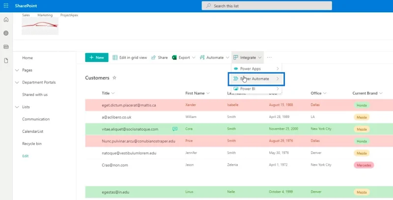 MS Power Automate vs.  SharePoint automatisere