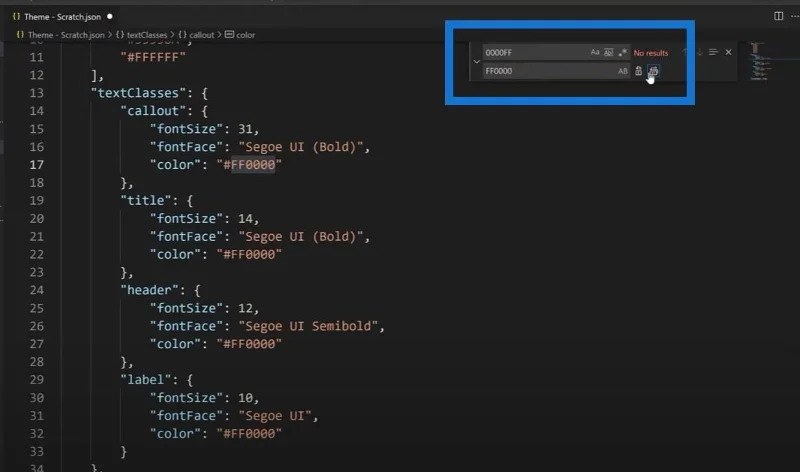 Mukautettu teema LuckyTemplatesissa