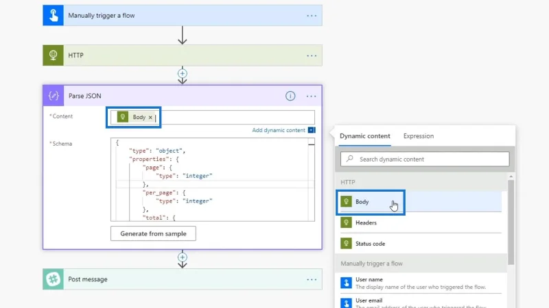 HTTP-anmodning i Power Automate – en introduktion