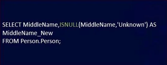 ISNULL SQL -funktio tapauslausekkeissa