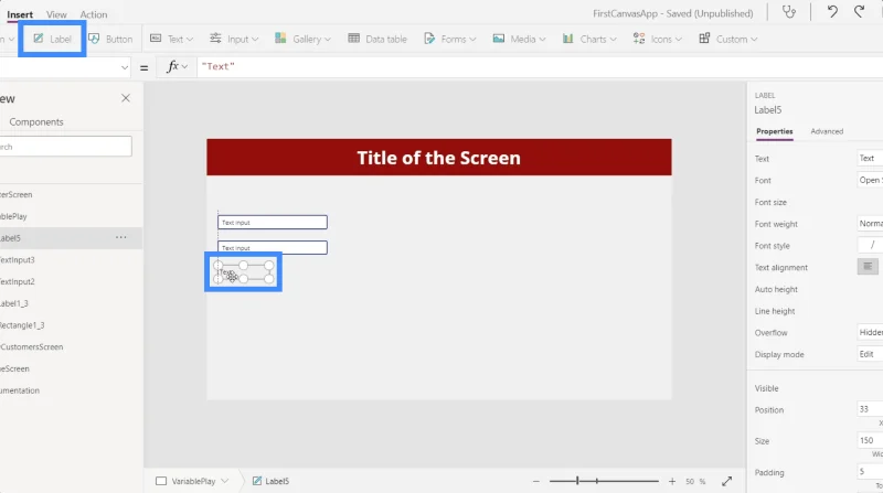 PowerApps-variabler: Identifisering av kontekstuelle og globale variabler