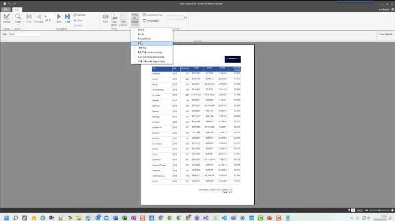 Rapportbygger i LuckyTemplates: Formatering av objekter og visualiseringer