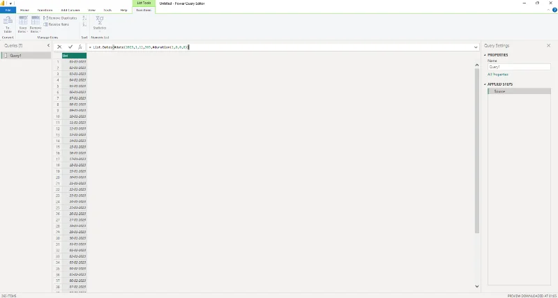 Sådan opretter du en datotabel i LuckyTemplates