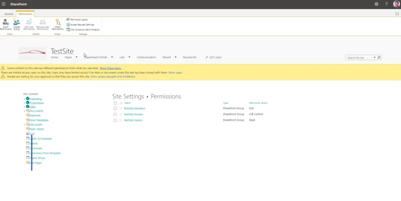 SharePoint-käyttöoikeudet: muuttaminen ja peruuttaminen