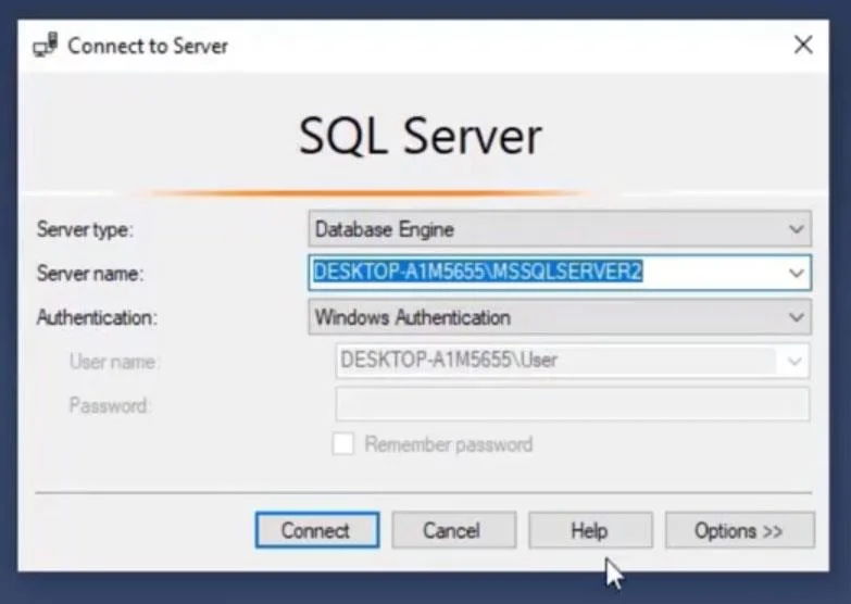 SQL Server download og installation
