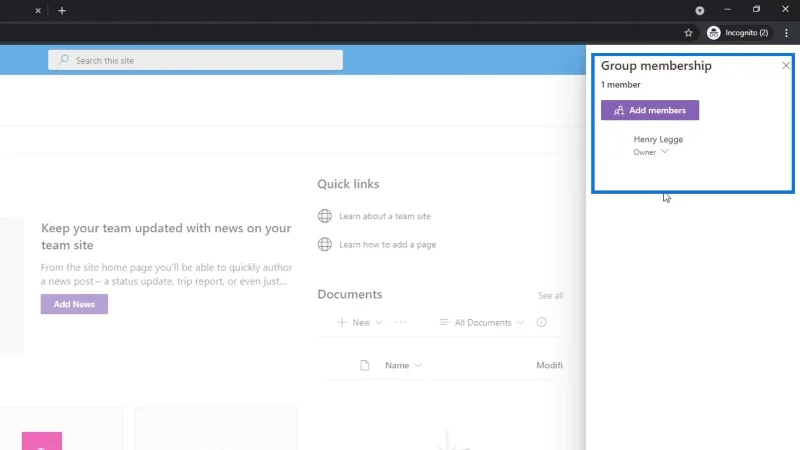 SharePoint-sivusto |  Asettelu ja valikko Esittely