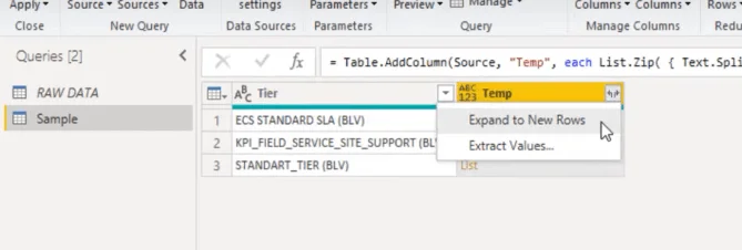 LuckyTemplates Column Split Power Query Tutorial: Hvordan dele flerlinjede Excel-celler i LuckyTemplates