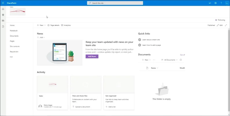 SharePoint Site Navigation Elements: En oversikt