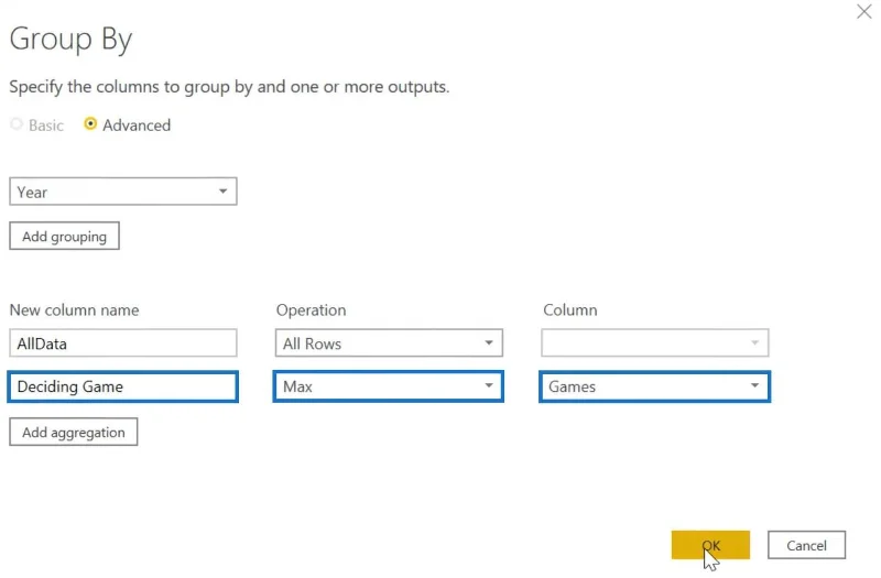 Power Query-funksjon i LuckyTemplates: Grupper etter funksjon
