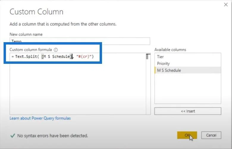 LuckyTemplates Column Split Power Query Tutorial: Hvordan dele flerlinjede Excel-celler i LuckyTemplates
