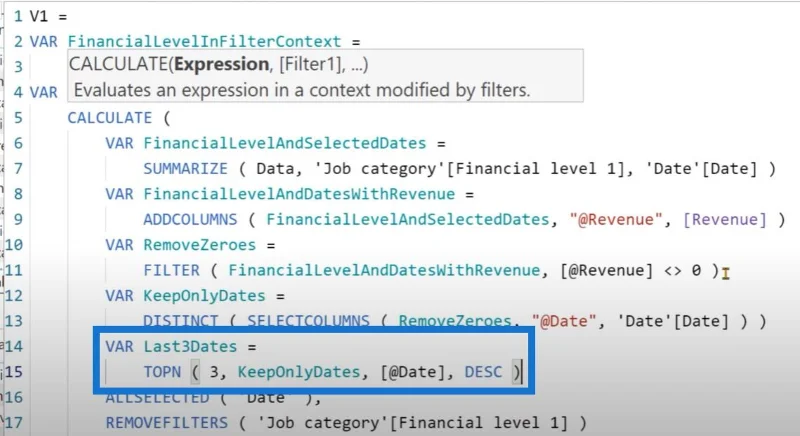 DAX Language LuckyTemplates -opastus Käänteisessä TOPN:ssa