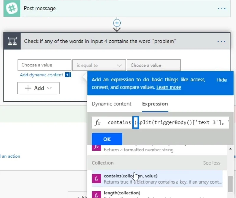 Keräystoiminnot Microsoft Power Automatessa