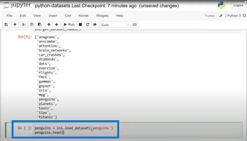 Slik laster du inn eksempeldatasett i Python
