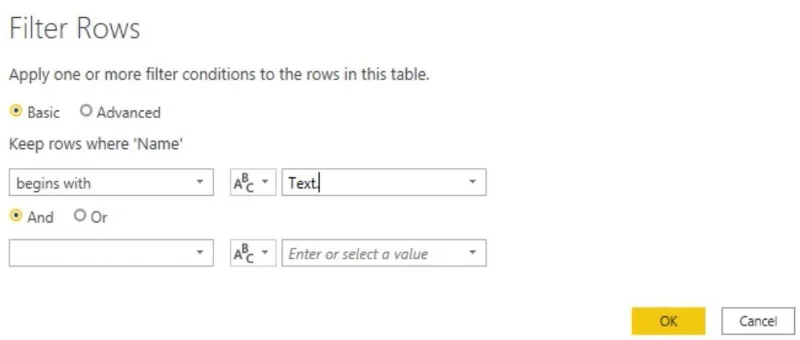 Power Query -funktiot, avainsanat ja tunnisteet