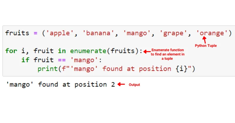 Python Enumerate: En forklaring med eksempler
